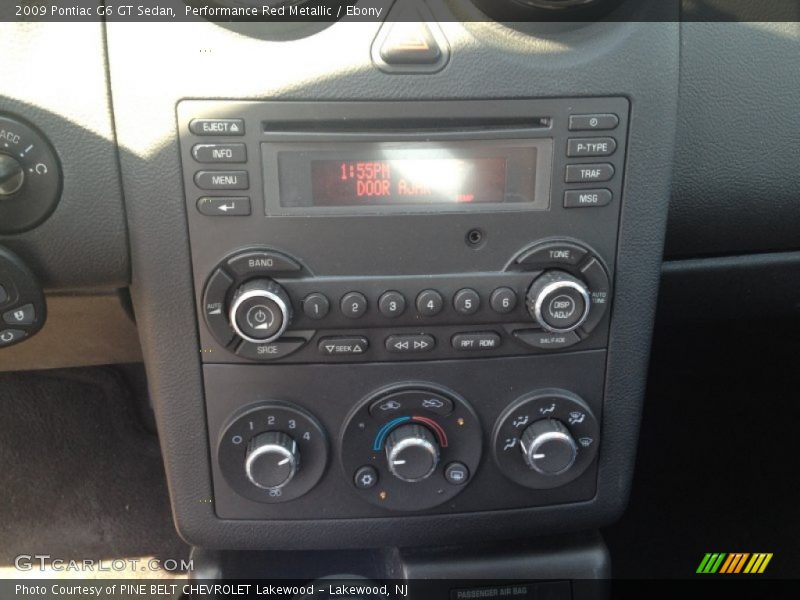 Performance Red Metallic / Ebony 2009 Pontiac G6 GT Sedan