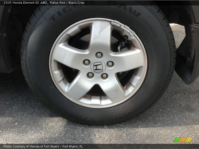Rallye Red / Black/Gray 2005 Honda Element EX AWD