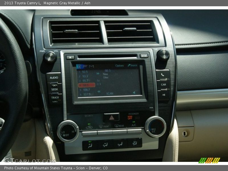 Magnetic Gray Metallic / Ash 2013 Toyota Camry L