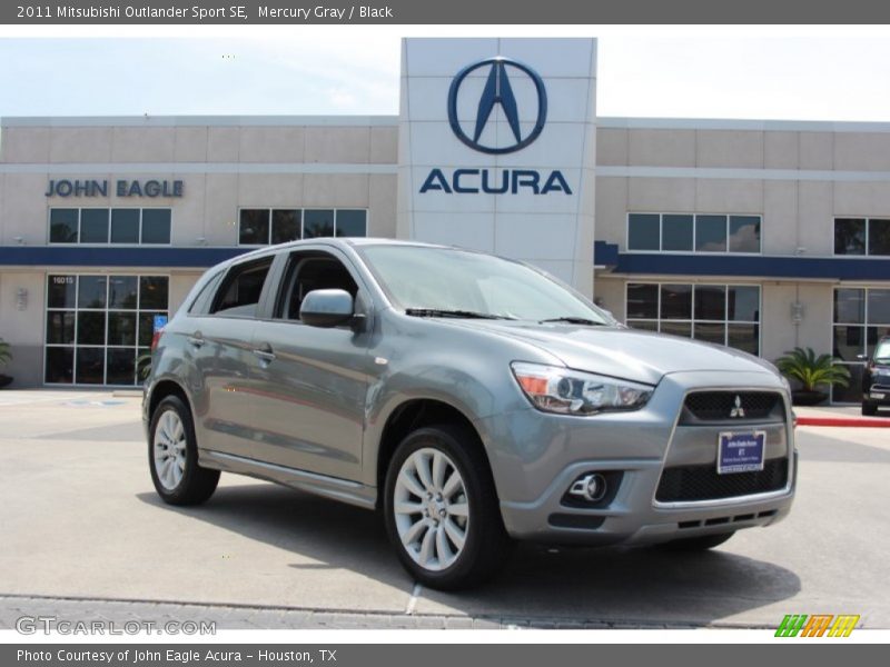 Mercury Gray / Black 2011 Mitsubishi Outlander Sport SE