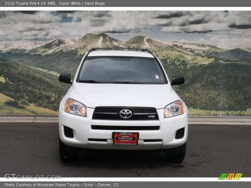 Super White / Sand Beige 2010 Toyota RAV4 V6 4WD