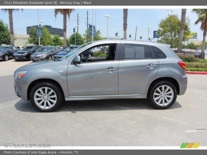 Mercury Gray / Black 2011 Mitsubishi Outlander Sport SE