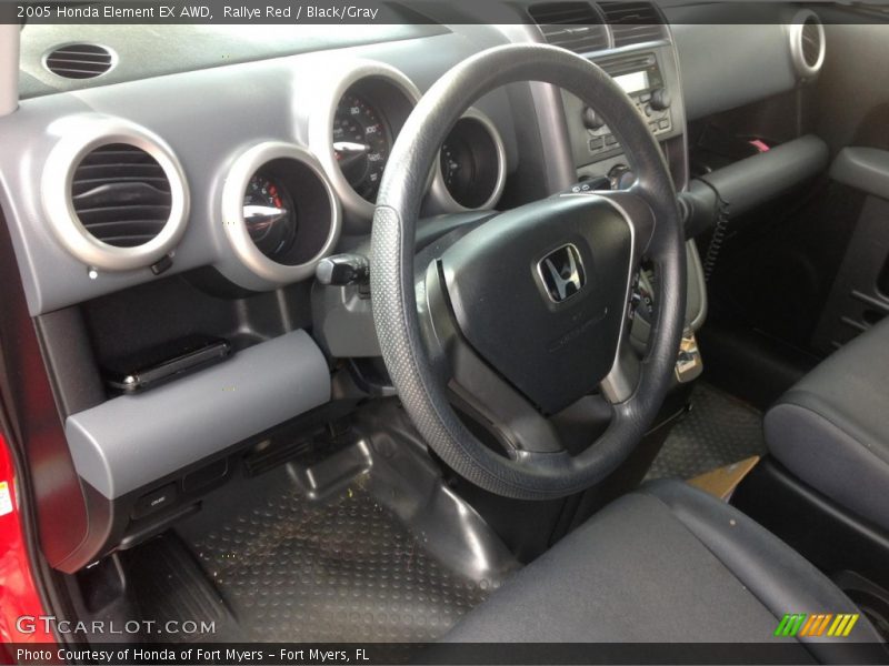 Rallye Red / Black/Gray 2005 Honda Element EX AWD