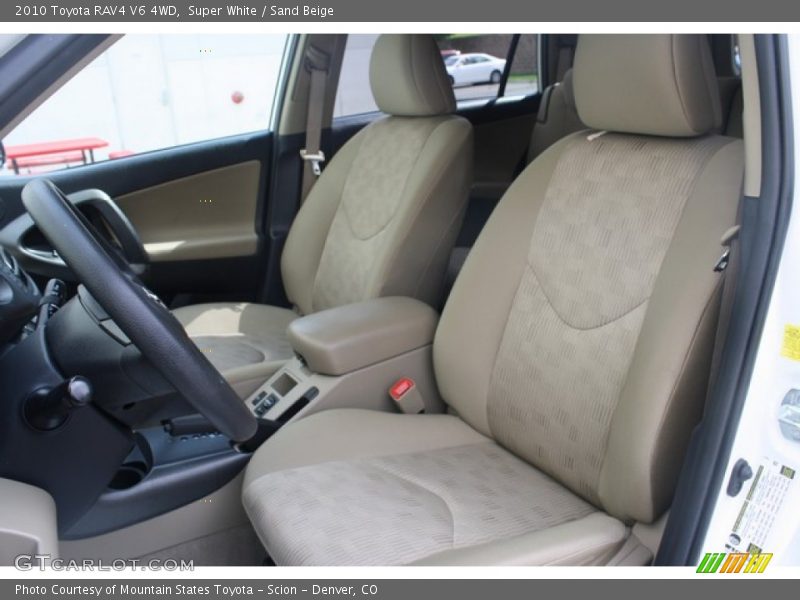 Super White / Sand Beige 2010 Toyota RAV4 V6 4WD