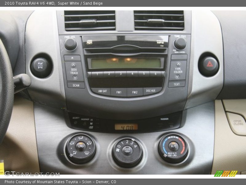 Super White / Sand Beige 2010 Toyota RAV4 V6 4WD