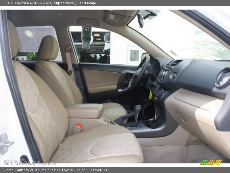 Super White / Sand Beige 2010 Toyota RAV4 V6 4WD