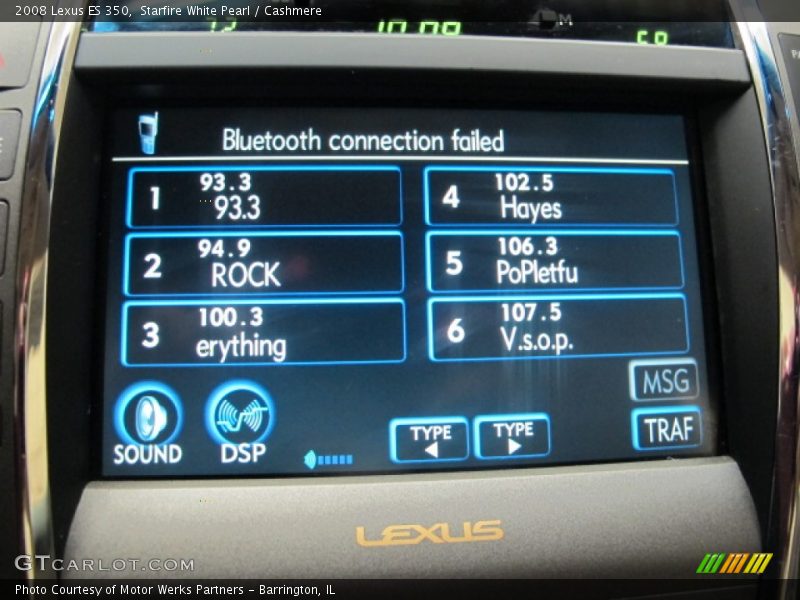 Starfire White Pearl / Cashmere 2008 Lexus ES 350