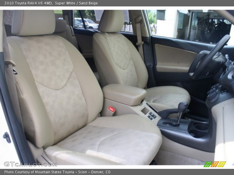Super White / Sand Beige 2010 Toyota RAV4 V6 4WD