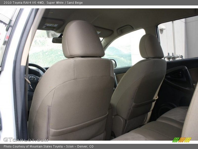Super White / Sand Beige 2010 Toyota RAV4 V6 4WD