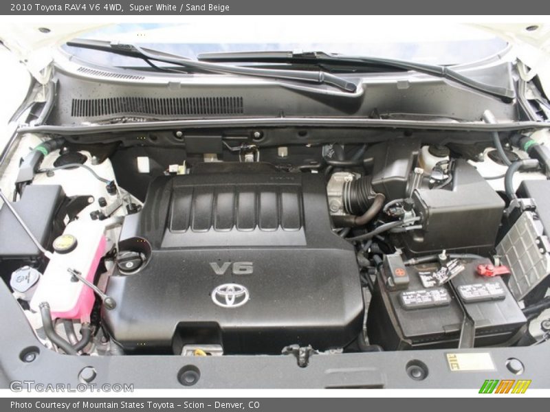 Super White / Sand Beige 2010 Toyota RAV4 V6 4WD