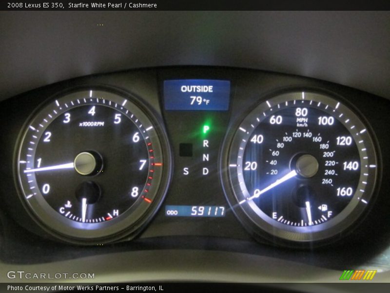 Starfire White Pearl / Cashmere 2008 Lexus ES 350