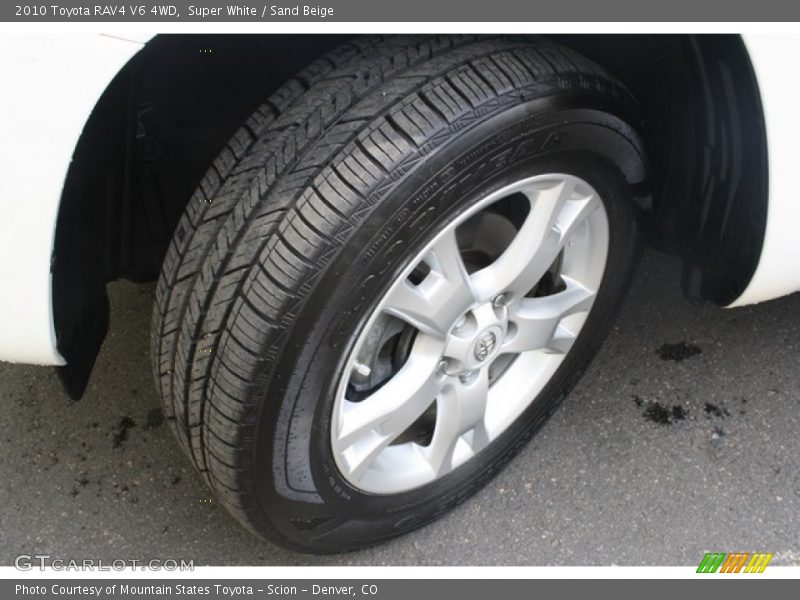 Super White / Sand Beige 2010 Toyota RAV4 V6 4WD