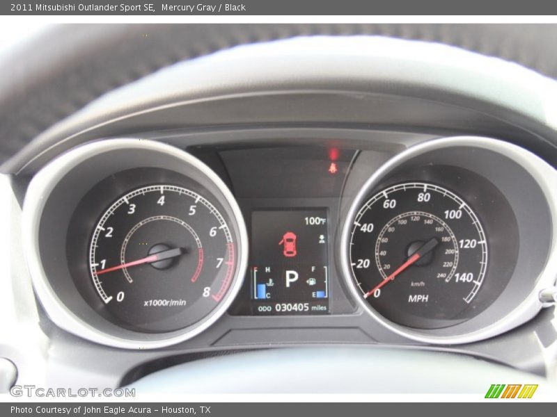 Mercury Gray / Black 2011 Mitsubishi Outlander Sport SE
