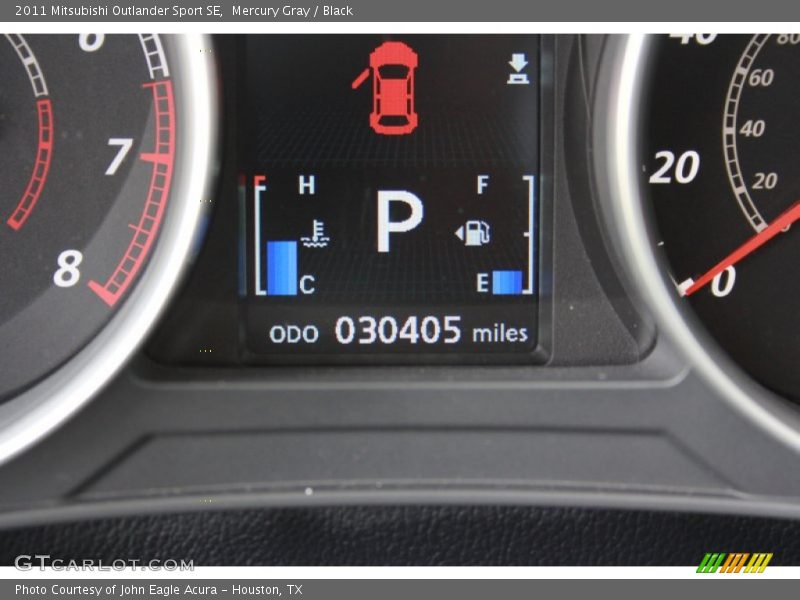 Mercury Gray / Black 2011 Mitsubishi Outlander Sport SE