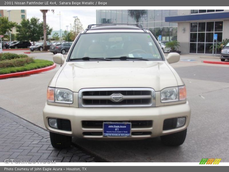 Sahara Beige Metallic / Beige 2001 Nissan Pathfinder LE 4x4