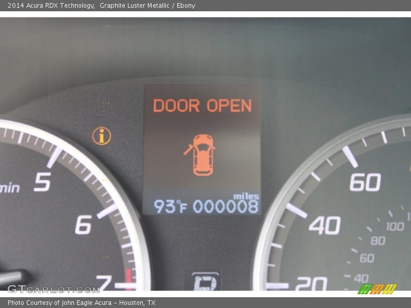Graphite Luster Metallic / Ebony 2014 Acura RDX Technology