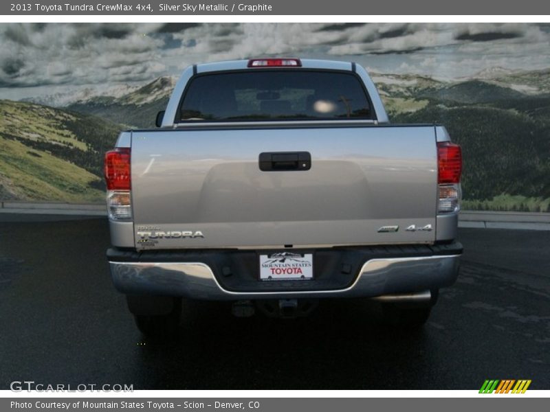 Silver Sky Metallic / Graphite 2013 Toyota Tundra CrewMax 4x4