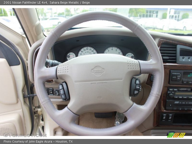 Sahara Beige Metallic / Beige 2001 Nissan Pathfinder LE 4x4