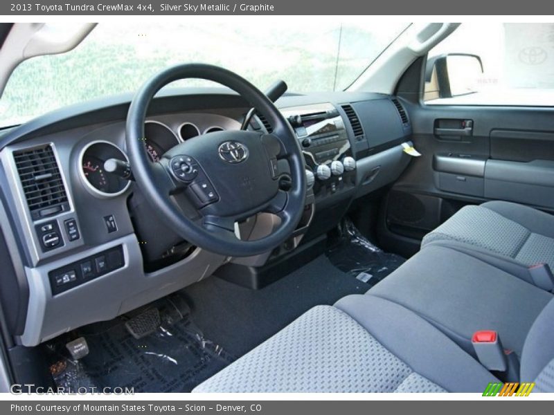 Silver Sky Metallic / Graphite 2013 Toyota Tundra CrewMax 4x4