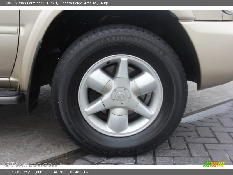 Sahara Beige Metallic / Beige 2001 Nissan Pathfinder LE 4x4
