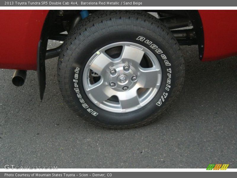 Barcelona Red Metallic / Sand Beige 2013 Toyota Tundra SR5 Double Cab 4x4
