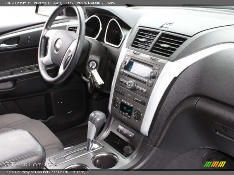 Black Granite Metallic / Ebony 2009 Chevrolet Traverse LT AWD