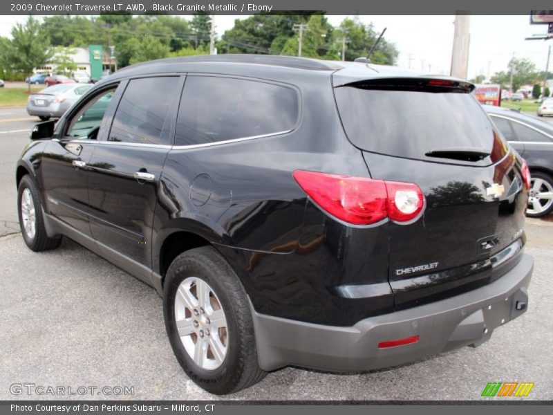 Black Granite Metallic / Ebony 2009 Chevrolet Traverse LT AWD