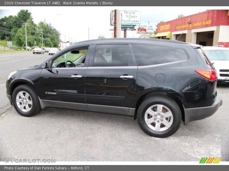 Black Granite Metallic / Ebony 2009 Chevrolet Traverse LT AWD