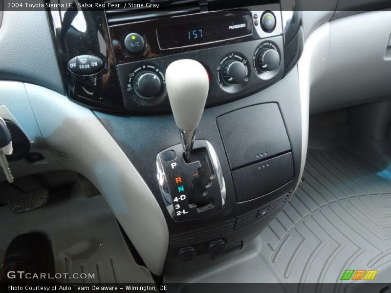 Salsa Red Pearl / Stone Gray 2004 Toyota Sienna LE