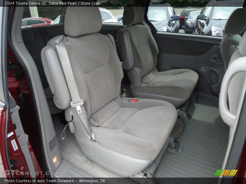 Salsa Red Pearl / Stone Gray 2004 Toyota Sienna LE