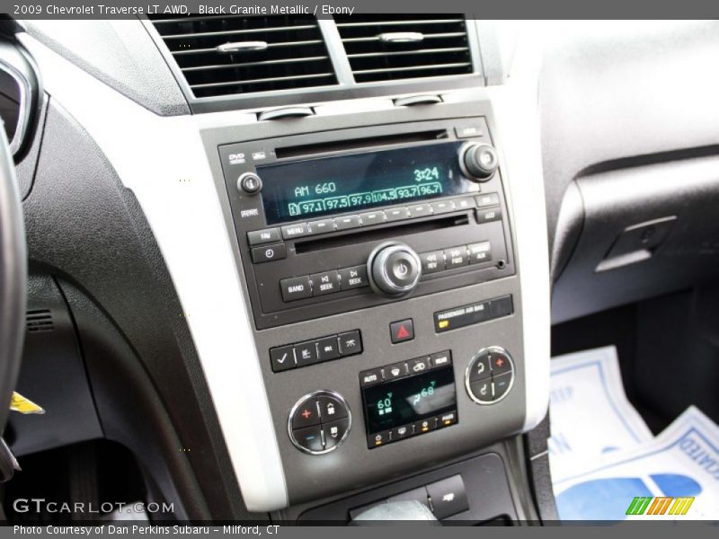 Black Granite Metallic / Ebony 2009 Chevrolet Traverse LT AWD