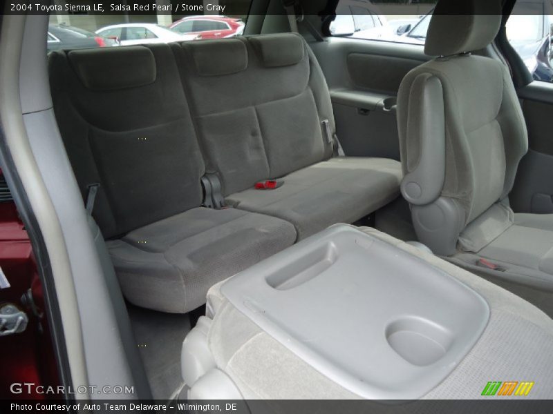 Salsa Red Pearl / Stone Gray 2004 Toyota Sienna LE