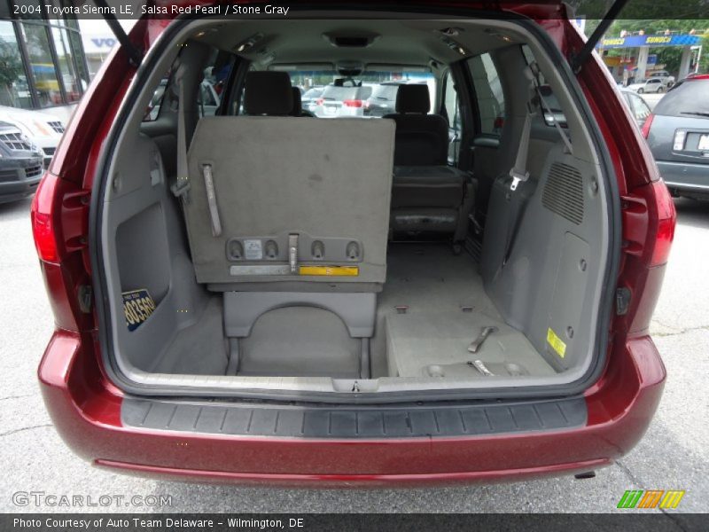 Salsa Red Pearl / Stone Gray 2004 Toyota Sienna LE