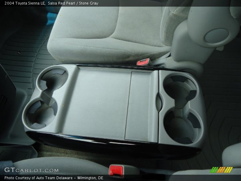 Salsa Red Pearl / Stone Gray 2004 Toyota Sienna LE