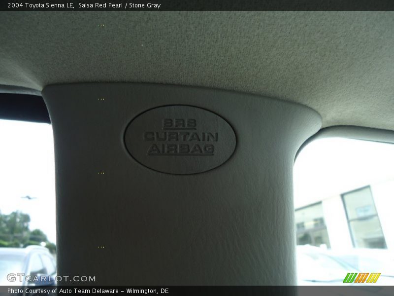 Salsa Red Pearl / Stone Gray 2004 Toyota Sienna LE