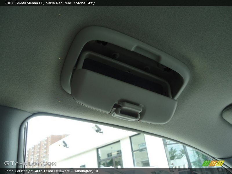 Salsa Red Pearl / Stone Gray 2004 Toyota Sienna LE