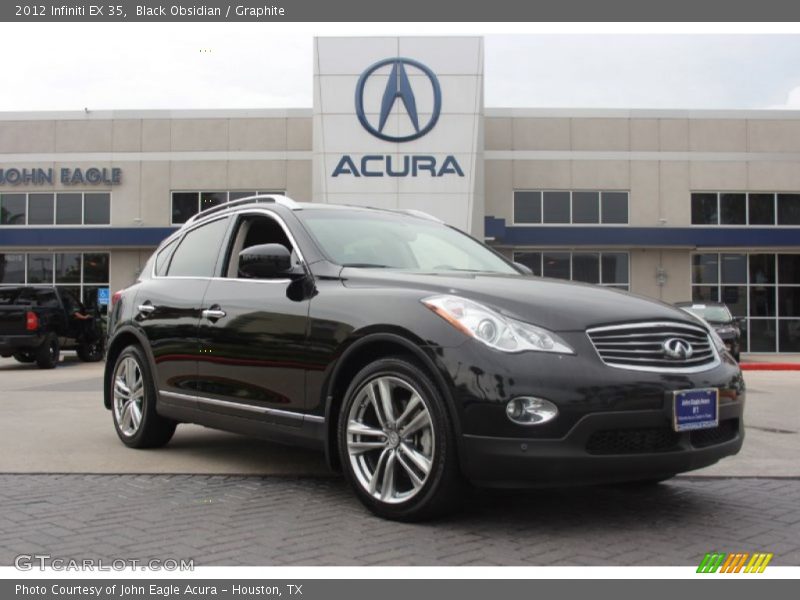 Black Obsidian / Graphite 2012 Infiniti EX 35