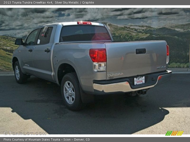 Silver Sky Metallic / Graphite 2013 Toyota Tundra CrewMax 4x4