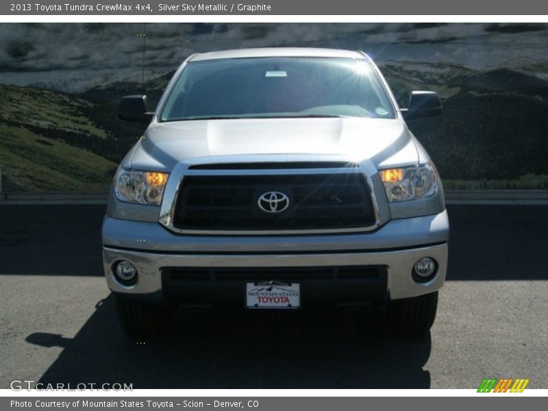 Silver Sky Metallic / Graphite 2013 Toyota Tundra CrewMax 4x4