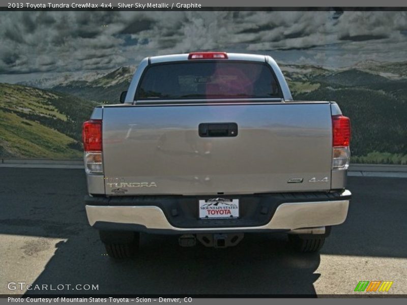 Silver Sky Metallic / Graphite 2013 Toyota Tundra CrewMax 4x4