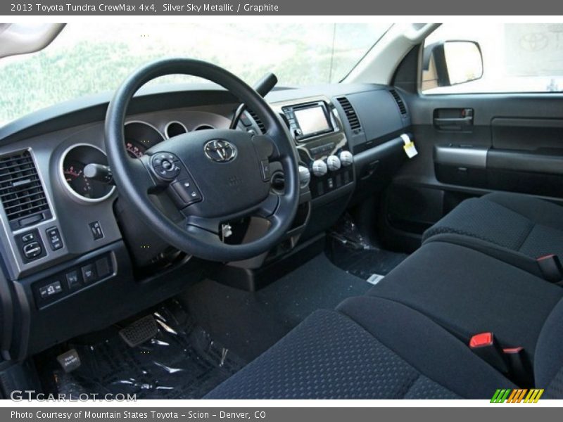 Silver Sky Metallic / Graphite 2013 Toyota Tundra CrewMax 4x4