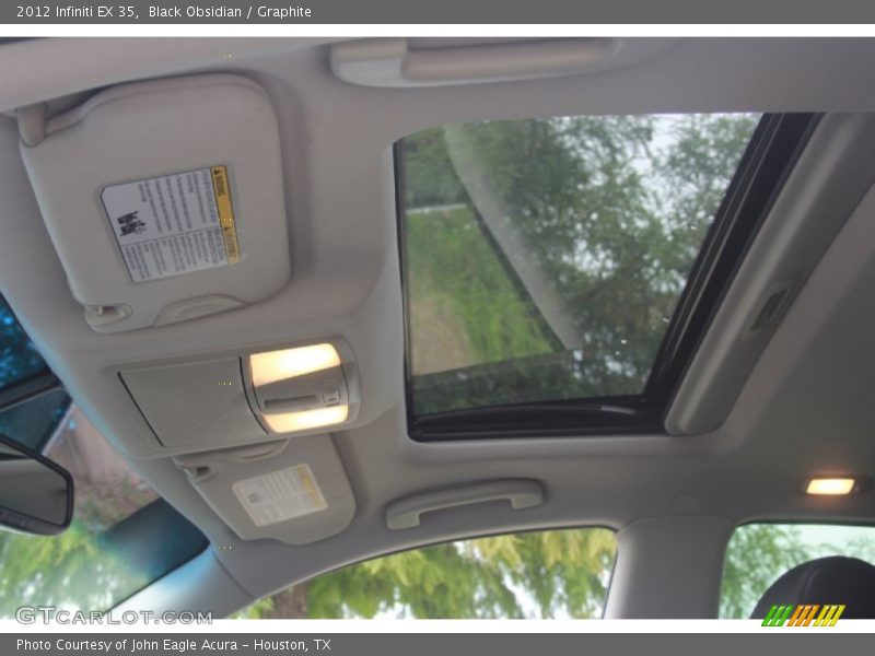 Black Obsidian / Graphite 2012 Infiniti EX 35