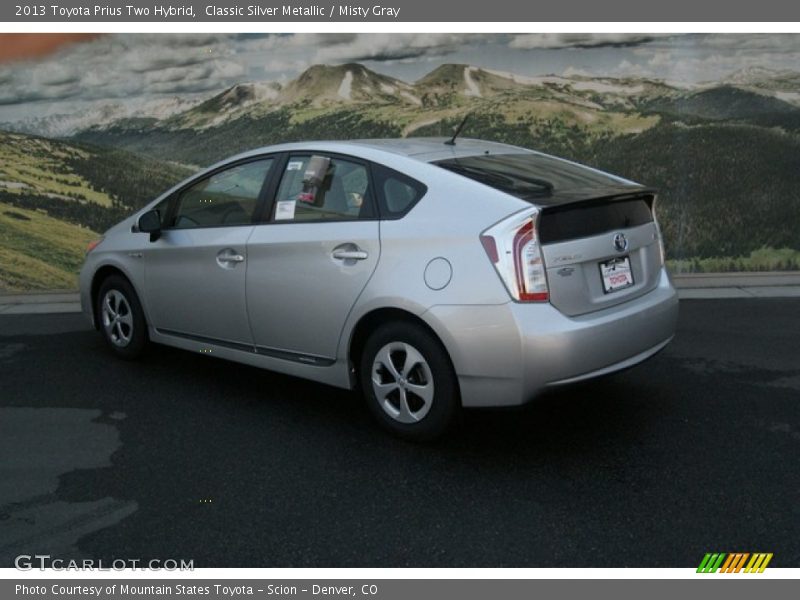 Classic Silver Metallic / Misty Gray 2013 Toyota Prius Two Hybrid