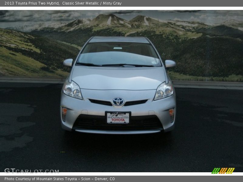 Classic Silver Metallic / Misty Gray 2013 Toyota Prius Two Hybrid