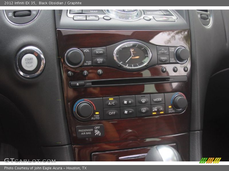 Black Obsidian / Graphite 2012 Infiniti EX 35