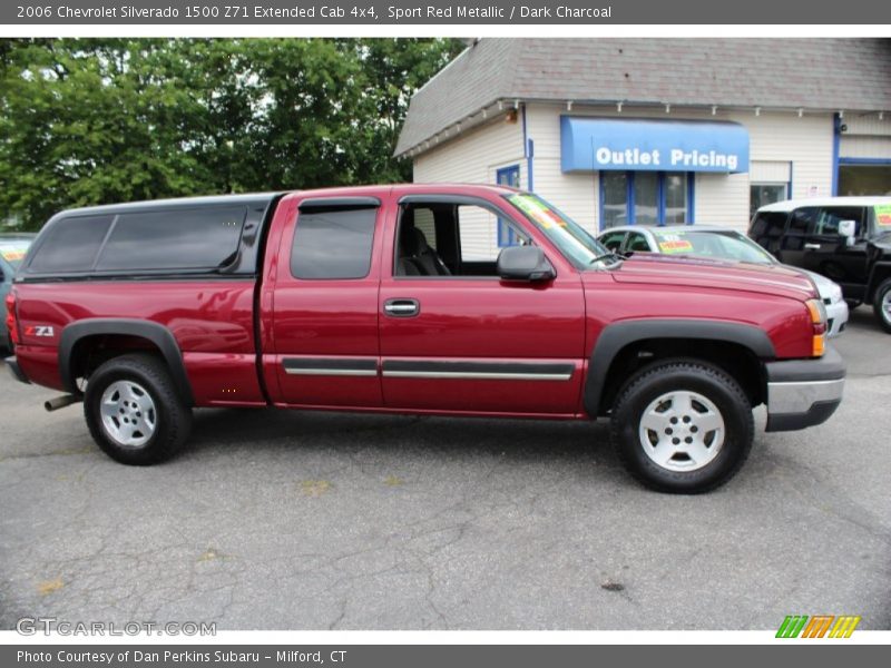 Sport Red Metallic / Dark Charcoal 2006 Chevrolet Silverado 1500 Z71 Extended Cab 4x4