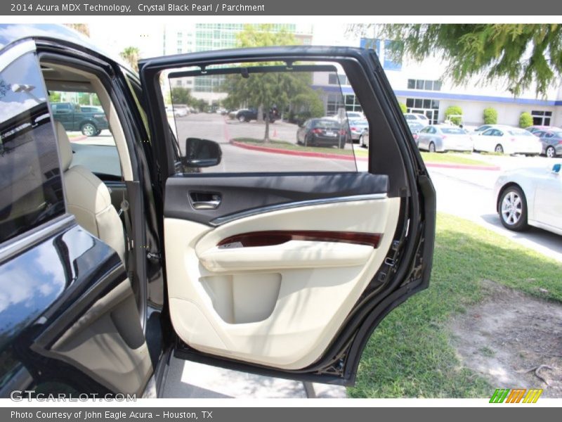 Crystal Black Pearl / Parchment 2014 Acura MDX Technology