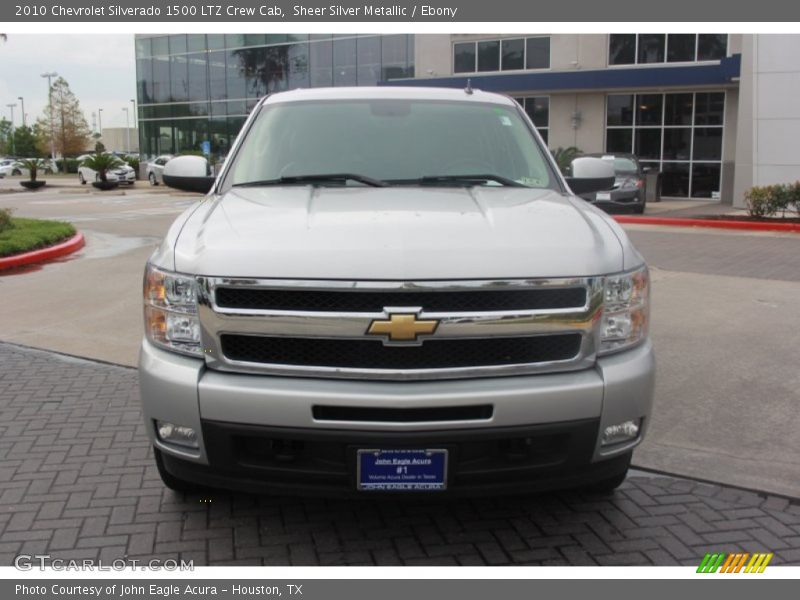 Sheer Silver Metallic / Ebony 2010 Chevrolet Silverado 1500 LTZ Crew Cab