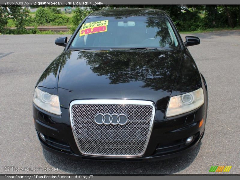 Brilliant Black / Ebony 2006 Audi A6 3.2 quattro Sedan