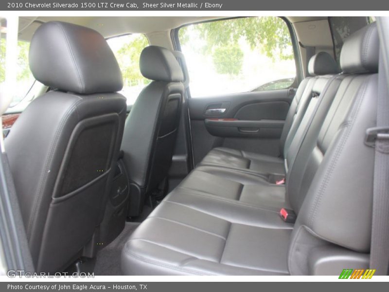 Sheer Silver Metallic / Ebony 2010 Chevrolet Silverado 1500 LTZ Crew Cab